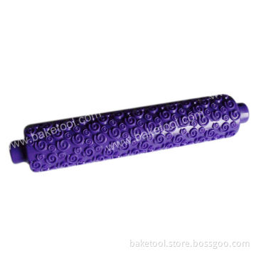 Plastic Purple Spiral Pattern Rolling pins
